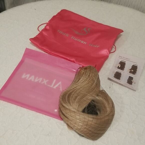 Dirty blonde Clip in human hair extensions 22" - Picture 14 of 16